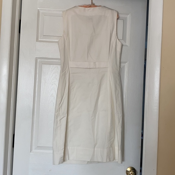 Authentic Tory Burch White Pocket Dress Size 10 - Picture 8 of 10